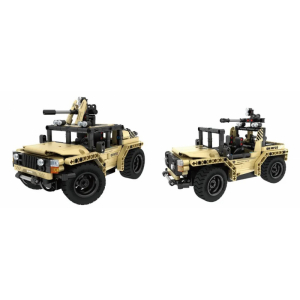 Конструктор на шасси - военный джип QiHui QH8022 (370 деталей), 2.4Ghz